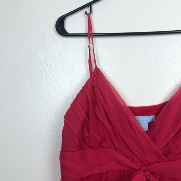 Fresh Twist 100% Silk Linned Tank Top - Picture 2 of 5